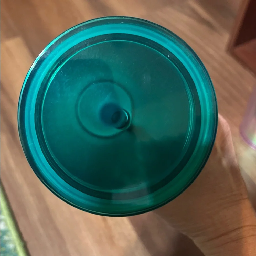 Starbucks Summerforest blue green floral stainless steel tumbler Venti 2022